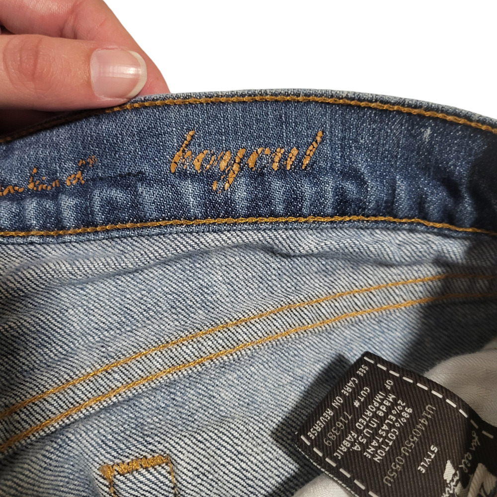 7 for all mankind boycut jeans with button closure, size 26 - Picture 5 of 8